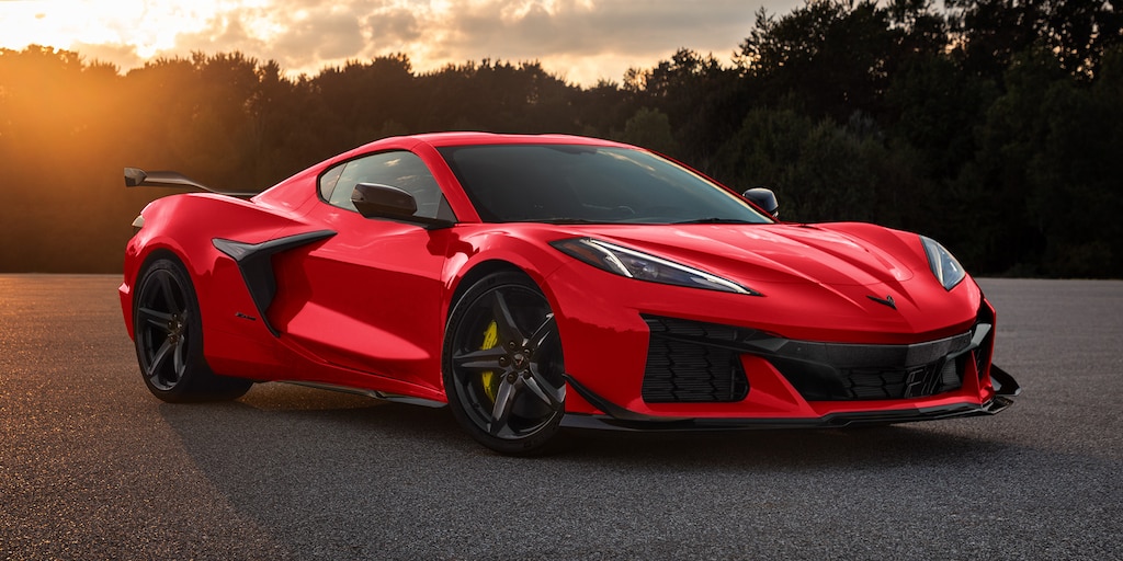 Conductos de enfriamiento y fascia delantera para Chevrolet Corvette Z06  2024